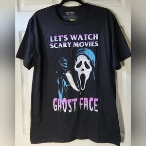 NWT Ghost face killer Scary Movie black tshirt men's size L